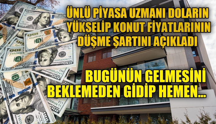 İslam Memiş doların yükseleceği tarihi açıklayıp konut fiyatlarının düşeceği şartı açıkladı! TOKİ konutları bitiyor