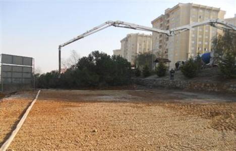 Tavşantepe Mahallesi'ndeki TOKİ konutlarına basket sahası yapılıyor!