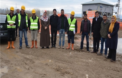 Van Erciş su arıtma tesisi hızla ilerliyor!