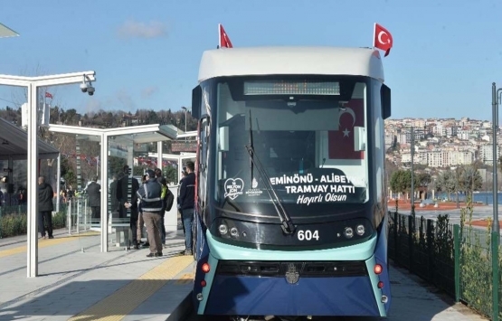 Eminönü-Alibeyköy tramvay hattında seferler yarın başlıyor!