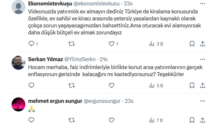Ekonomist Tunç Şatıroğlu: Oturmak için ev bulduysanız durmayın alın, ticari gayrimenkulde seçici olun!