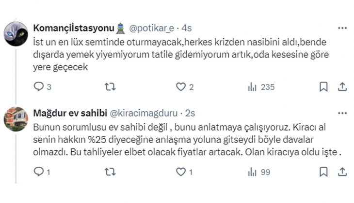 Yüzde 25 zam sınırına takılan ev sahiplerinin mağduriyeti bitmedi: Yan apartmanda kira 55 bin TL, benim aldığım 6.500 TL