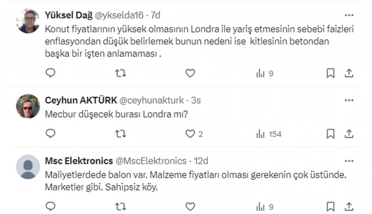 Tebernüş Kireçci: Konut inşaatları hız kesecek, şu anki konutlar daha da değerlenecek!