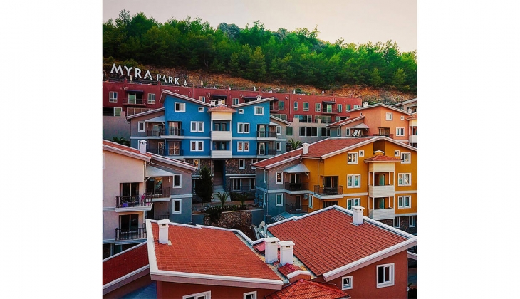 Myra Park Evleri Fethiye de hemen teslim konutlar!