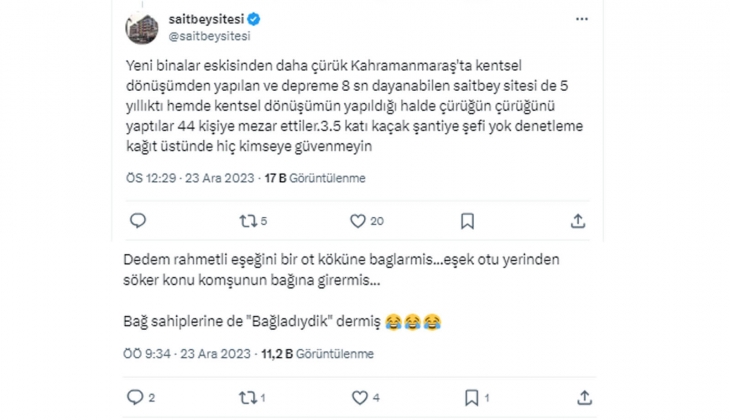 2 yıllık bina için hayrete düşüren bilirkişi raporu: Üniversite tarafından incelenmesi gerekiyormuş!
