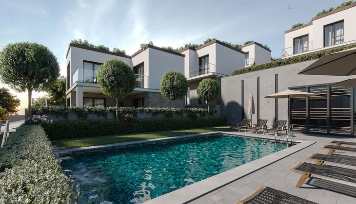 Teras Kale de boğaz manzaralı villalar 4 milyon 250 bin TL ye! Yeni projede yüzde 20 indirim fırsatı!