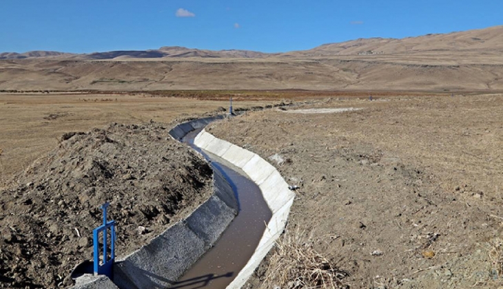 Tam 200 hektar tarım arazisi suyla buluşturuldu! Bölge halkı rahat bir nefes alacak 