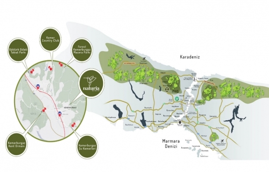 Kuruluş İnşaat Naturia Kemer nerede? Lokasyon bilgisi!