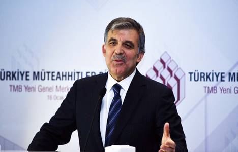 Abdullah Gül, Türkiye Müteahhitler Birliği'nin yeni genel merkezinin açılışını yaptı!