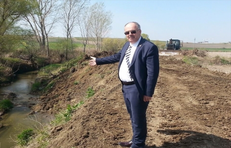 Edirne Kırkkavak-Çöpköy yol ayrımı stabilize yol çalışması başladı!