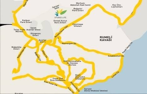 Studio Life Sarıyer adres bilgileri! Banka kredisine uygun!