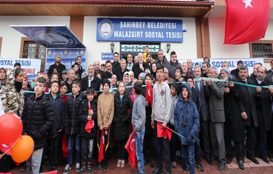 Şahinbey Malazgirt Sosyal Tesisi açıldı!