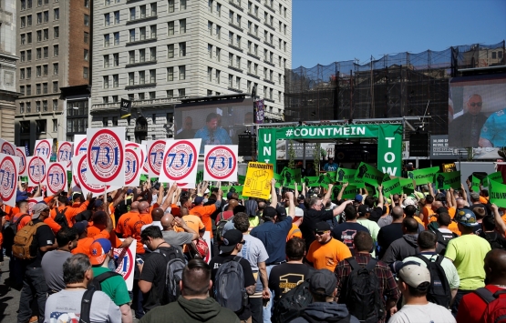 New York ta inşaat çalışanları Ben de varım dedi!