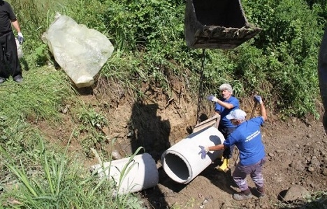 Akyazı Belediyesi altyapı çalışmalarına devam ediyor!