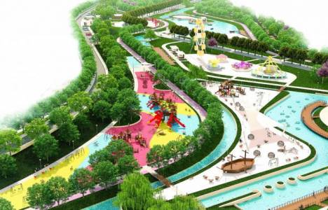 Yeşilvadi Parkı hizmete girmek için gün sayıyor!