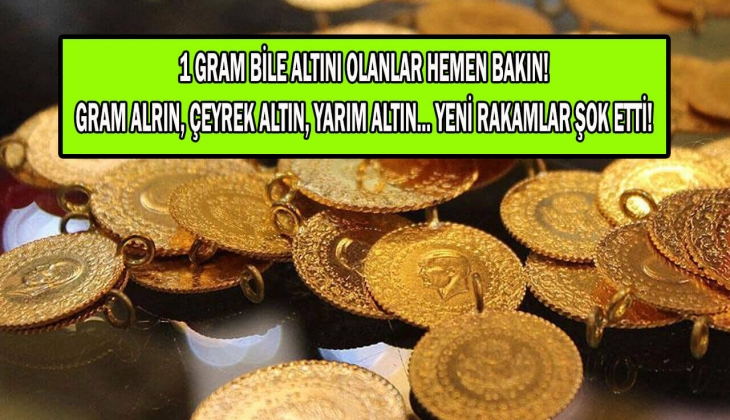 Altını olanlar resmen buz kesti! Gram altın, çeyrek altın bugün kaç TL oldu? 25 Haziran 2023 altın fiyatları