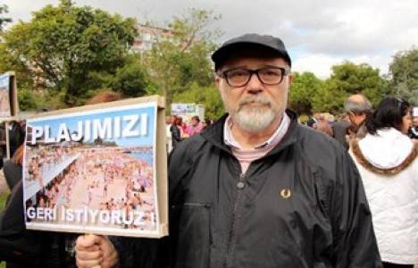 Ataköy'de sahilde yapılan inşaatlar protesto edildi!