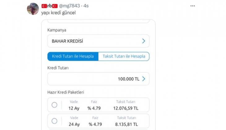 100 bin TL ihtiyaç kredisinin geri ödemesi kaç TL? Düşük faizli ihtiyaç kredisi!