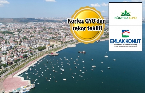 Emlak Konut GYO'nun Tuzla'daki arsasına 39.4 milyon TL'lik teklif!