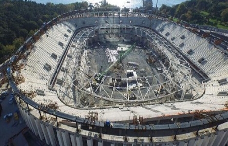 Vodafone Arena nın çatı iskeleti kaldırılıyor!