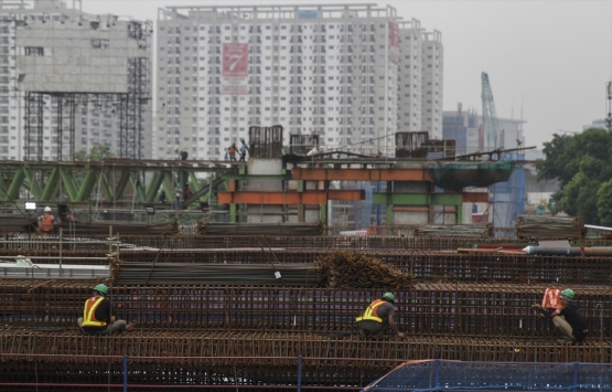 Jakarta LRT hafif raylı sistem projesinin yüzde 56 sı tamam!