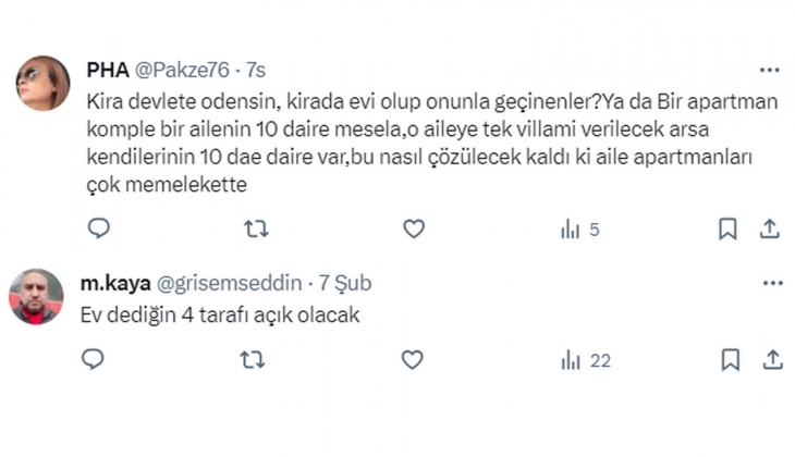 Halka 330 metrekare ücretsiz konut arsası tahsis edilsin! Mimar Şenol Gökner den ulusal konut projesi çağrısı!