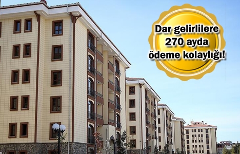 Dar gelirli 31 bin 841 aile konut sevinci yaşadı!