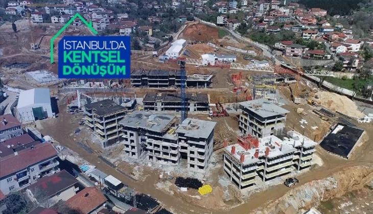 Beykoz Tokatköy'deki kentsel dönüşümün yüzde 40'ı tamamlandı!