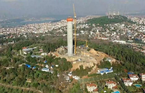 Küçük Çamlıca Kulesi'nde sona gelindi!