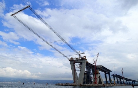 İzmit Körfez Geçiş Köprüsü nden son durum fotoğrafları!