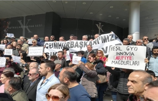 Innovia 4 mağdurlarından Yeşil Holding önünde eylem!