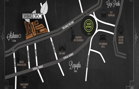 Taksim 360 Beyoğlu satılık daire!