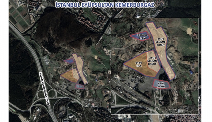Emlak Konut GYO Eyüpsultan Kemerburgaz arsası için imzalar atıldı! Projeyi hangi firma inşa edecek? 