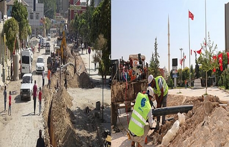 Şanlıurfa Suruç'un altyapı sorunu tarih oluyor!