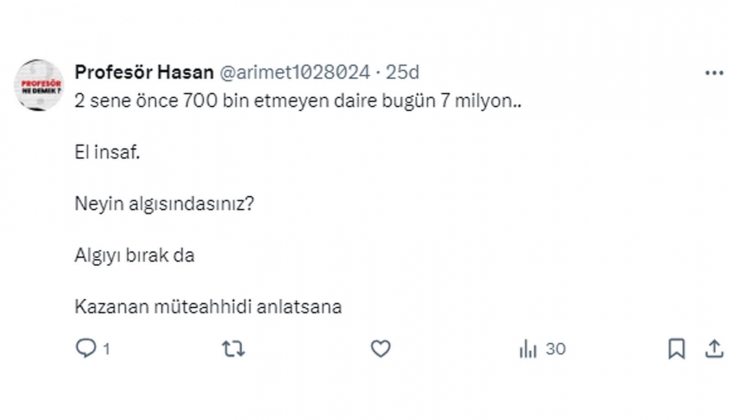 Dr. Buğra Gökce: Sadece rantı önemseyen piyasa aklıyla konut sektörü iyileşmez!