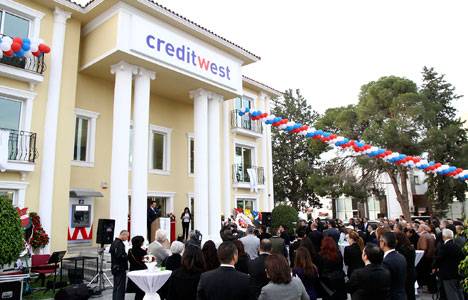 Creditwest Bank'ın Girne'deki şubesi açıldı!