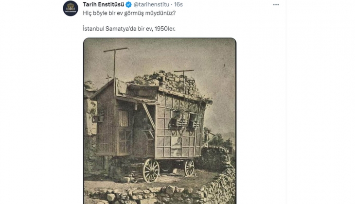 1950 lerde Samatya da tekerlekli ev varmış: 1950 model Tiny house!