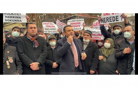 Üsküdar Sultan Murat Mahallesi nin sakinlerinden tapu tepkisi!