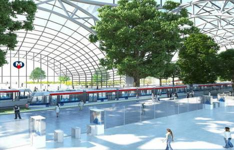 Büyükçekmece metro gar projesinin görselleri yayınlandı!