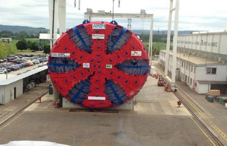 Avrasya Tüneli şantiyesi!