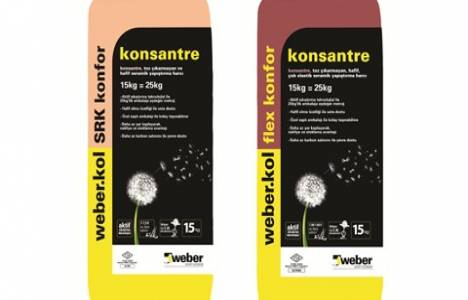 Weber Konsantre Serisi harçları piyasaya sunuldu!