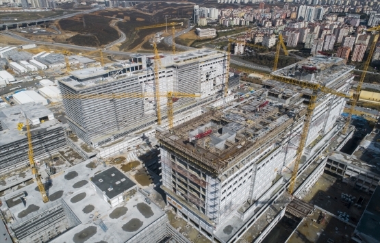 Başakşehir Şehir Hastanesi nin yüzde 40 ı tamamlandı!