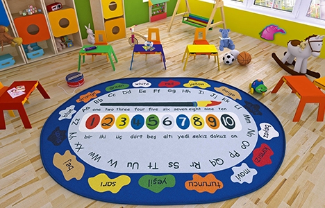 Confetti çocuk halıları çocukların zekalarını geliştiriyor!