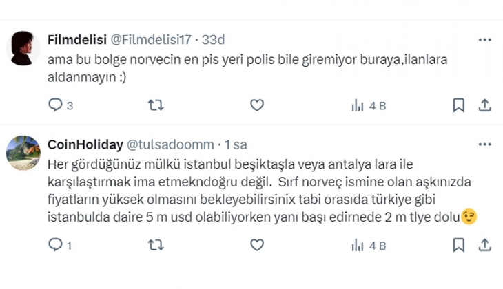 İstanbul da stüdyo daire parasına, Norveç te dubleks ev!