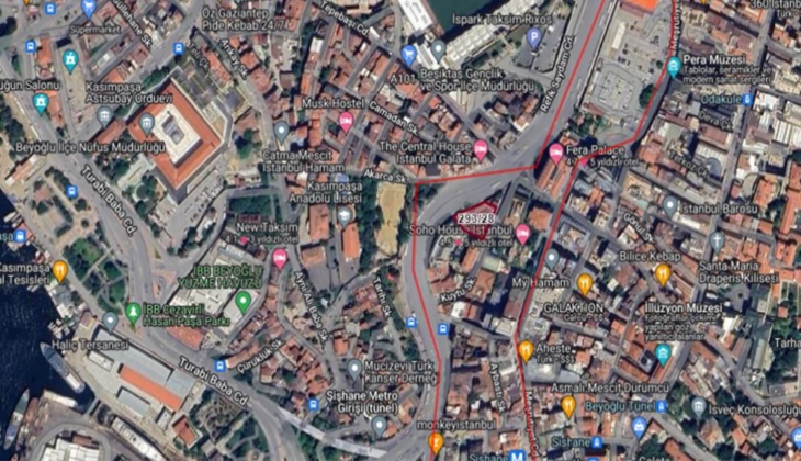 Beyoğlu'na 105 odalı yeni otel geliyor! 267 milyonluk yatırım için düğmeye basıldı!