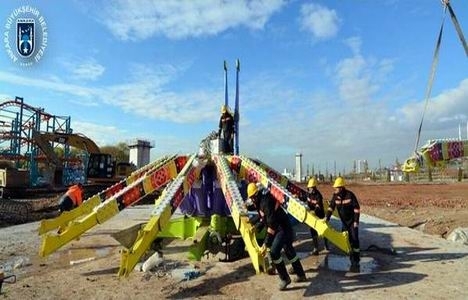 Ankapark ın devasa giriş kapısı yükseliyor!