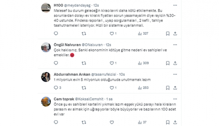 2 yıl öncenin kirası, bugünün aidatı oldu!