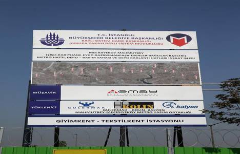 Esenler Tekstilkent - Giyimkent Metro İstasyonu nda son durum!