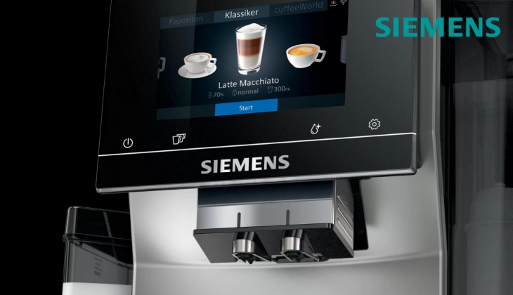  10 farklı ülkeden 21 e kadar farklı kahve çeşidi seçeneğiyle Siemens TQ703R07 tam otomatik kahve makinesi satışta!