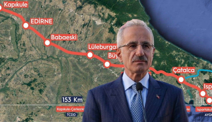 Bakan Uraloğlu Halkalı-Kapıkule Hızlı Tren Hattı için tarih verdi! 
